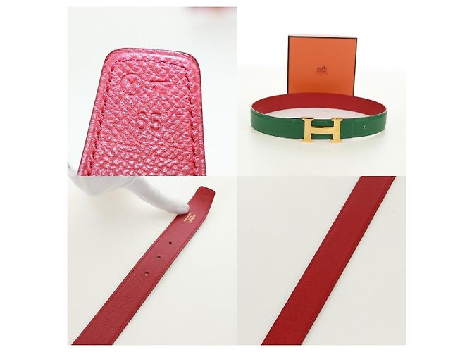 Cintura Constance H di Hermès Verde - vista 5