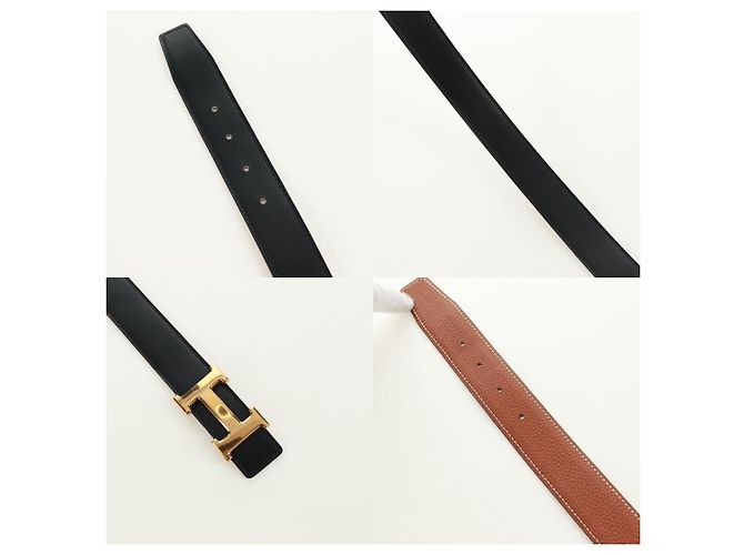 Cinturón Constance H reversible de Hermès Negro - vista 4