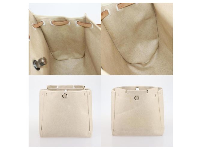 Borsa Hermès Tower Ash Her Bag MM Beige - vista 7