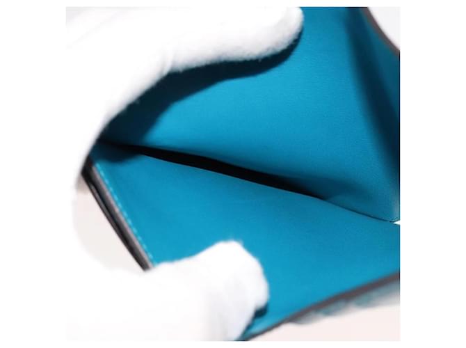 Hermès Billetera Compacta Bearn Hermes Azul - vista 7