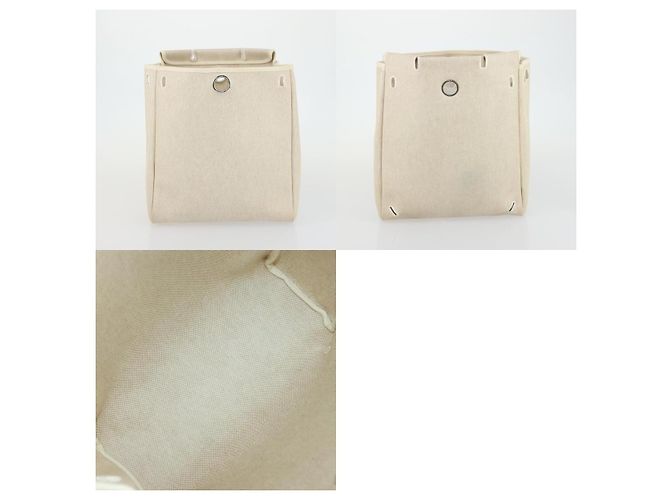 Hermès Herbag Ad PM Rucksack Beige - Ansicht 8