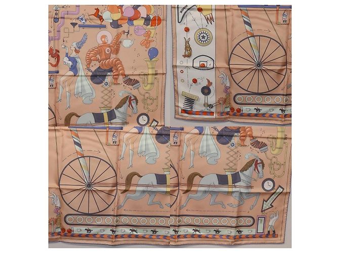 Hermès Carré 90 Schal Beige - Ansicht 4