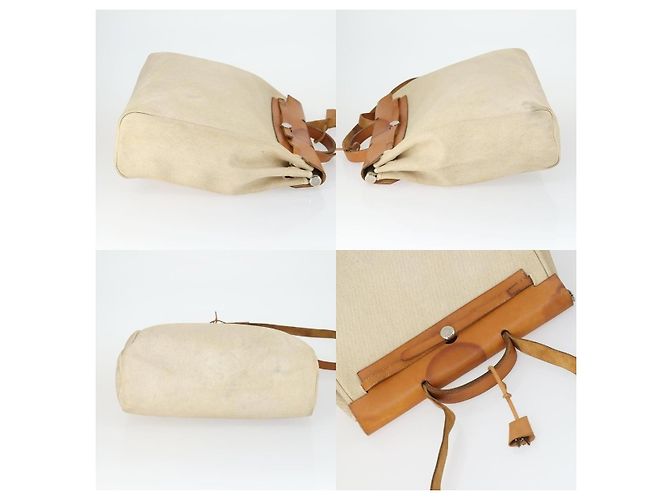 Borsa Her Bag MM di Hermès Beige - vista 3