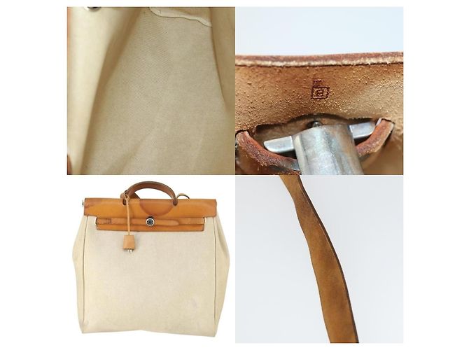 Borsa Her Bag MM di Hermès Beige - vista 5