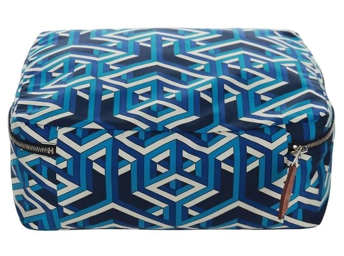 Pochette Ousdevoyage PM di Hermès Blu - vista 2