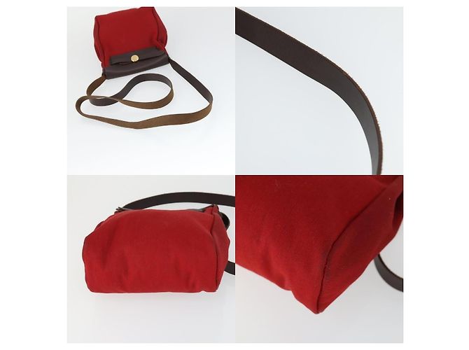 Borsa a Spalla Birkin di Hermès Rosso - vista 4
