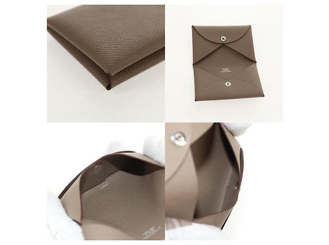 Hermès Monedero Calvi Hermes Beige - vista 4