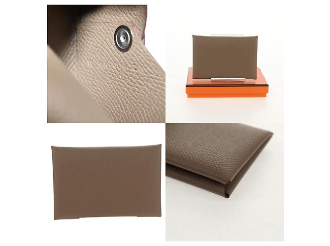 Hermès Monedero Calvi Hermes Beige - vista 5