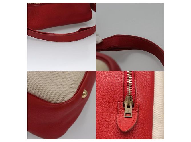 Borsa a mano Victoria Square di Hermès Beige - vista 4