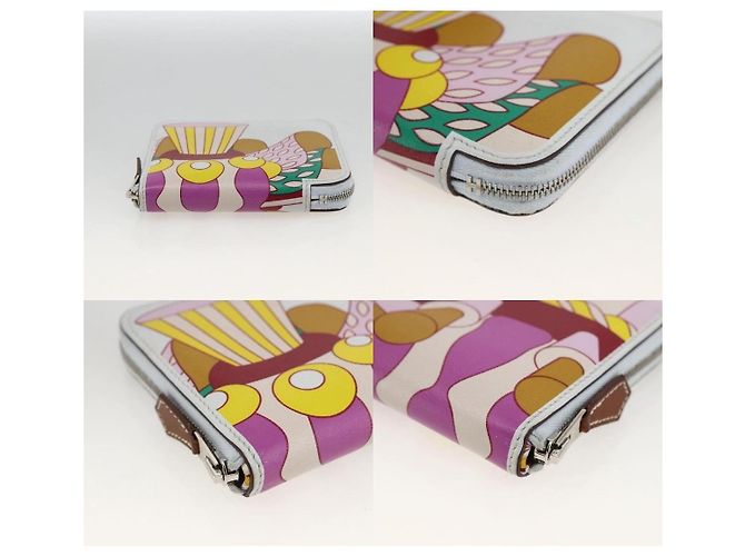 Billetera de seda Azap Compact de Hermès Multicolor - vista 4