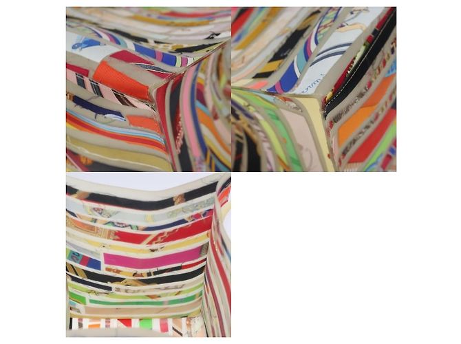 Sac à main en caoutchouc transparent limité du musée du Louvre Hermès Blanc - vue 6