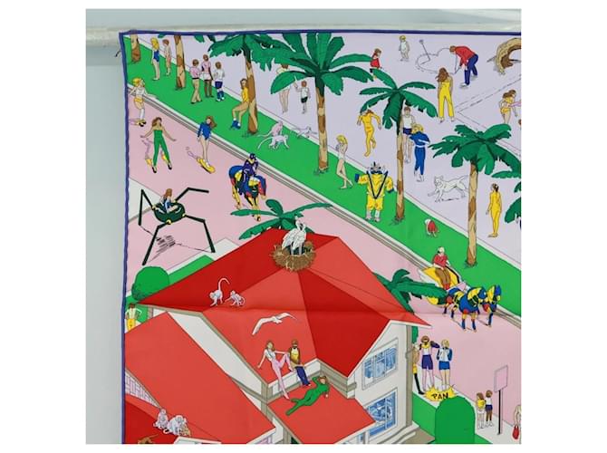 Sciarpa Hermès Carré 90 Multicolore - vista 2