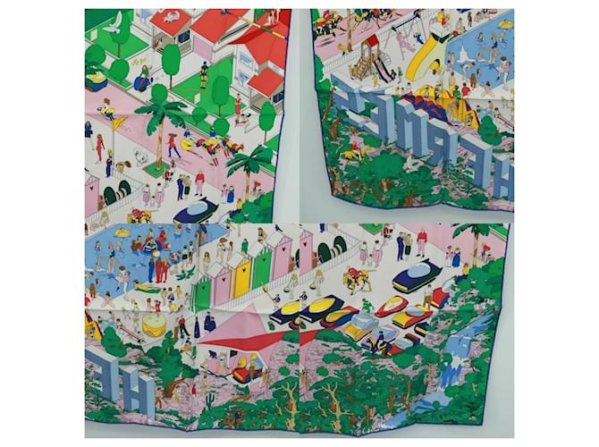 Sciarpa Hermès Carré 90 Multicolore - vista 4