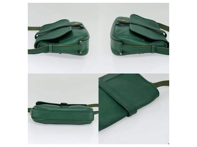 Borsa a spalla Hermès Noumea Verde - vista 3