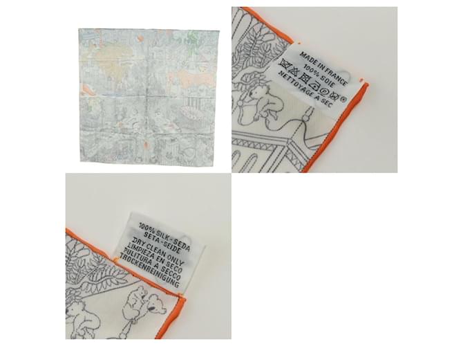 Sciarpa Hermès Carré 90 Bianco - vista 6
