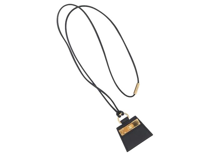 Collar Hermès Mon Petit Kelly PM Negro - vista 2