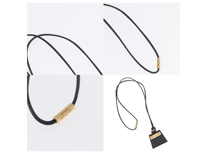 Collar Hermès Mon Petit Kelly PM Negro - vista 4