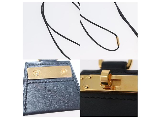 Collar Hermès Mon Petit Kelly PM Negro - vista 6