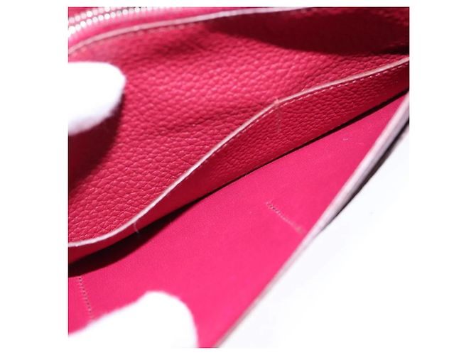 Billetera Dogon GM Hermès Roja - vista 8