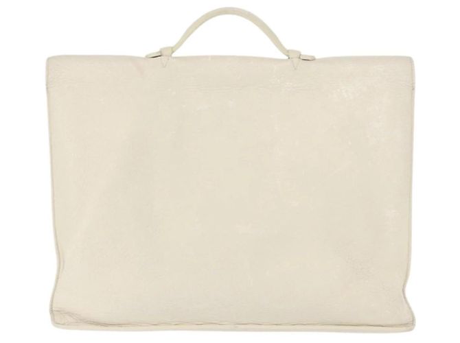 Borsa Adepeche 41 di Hermès Bianco - vista 2