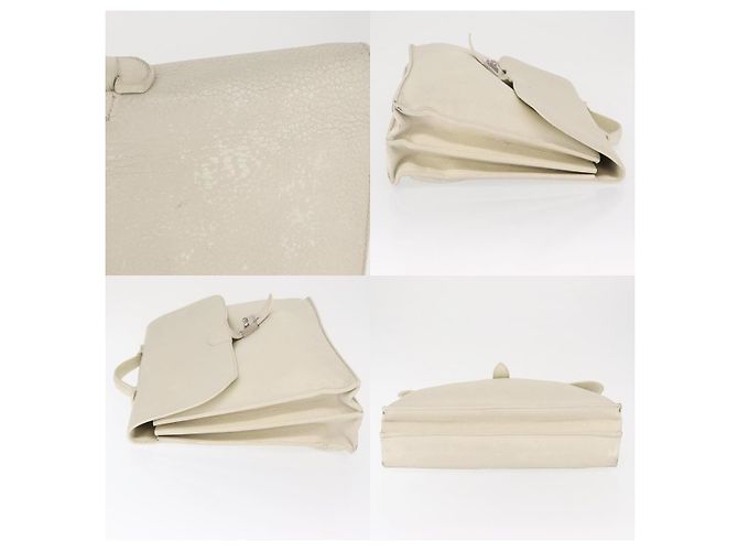 Borsa Adepeche 41 di Hermès Bianco - vista 3
