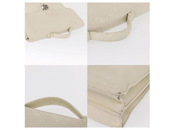 Borsa Adepeche 41 di Hermès Bianco - vista 4