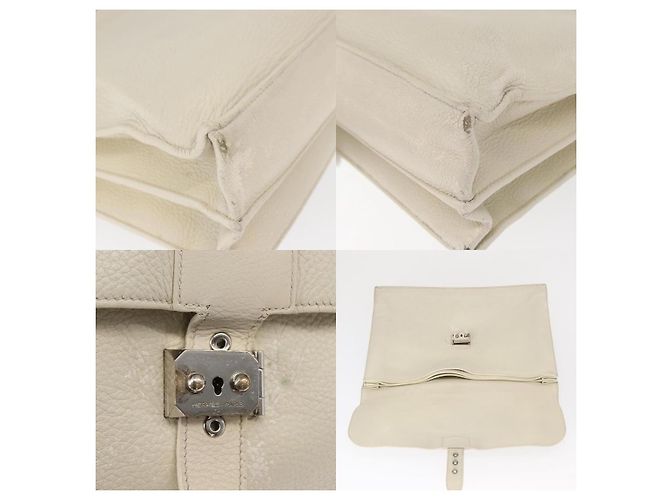 Borsa Adepeche 41 di Hermès Bianco - vista 6