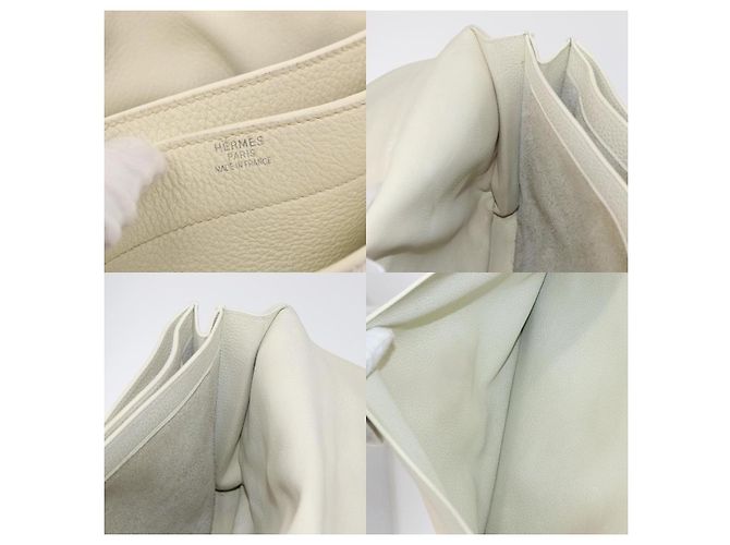 Borsa Adepeche 41 di Hermès Bianco - vista 7