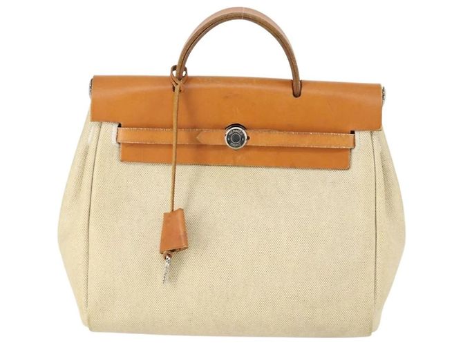 Zaino Ad PM Hermès Beige - vista 2