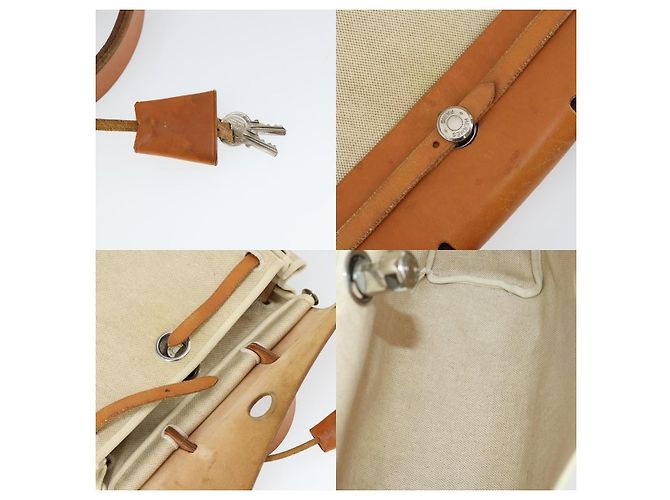 Zaino Ad PM Hermès Beige - vista 6