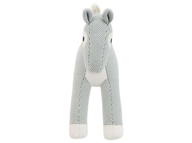 Hermès Cheval Honoré Epoque Plüschhund Blau - Ansicht 2