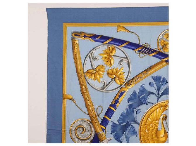 Hermès Carré 140 Schal Blau - Ansicht 2