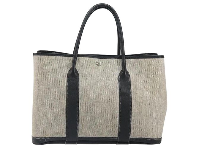 Borsa Hermès Garden Party PM Grigio - vista 2