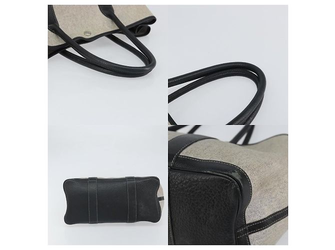 Borsa Hermès Garden Party PM Grigio - vista 4