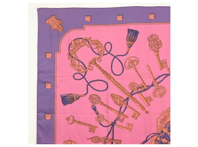 Hermès Carré 140 Schal Lila - Ansicht 2