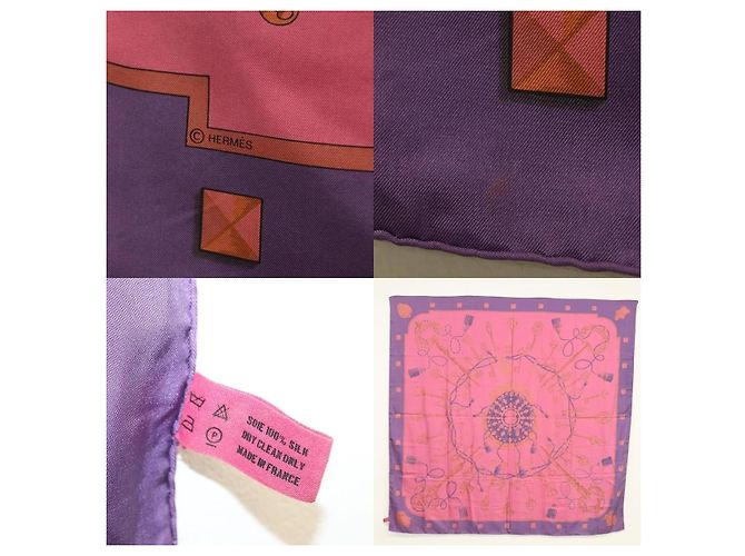 Hermès Carré 140 Schal Lila - Ansicht 5