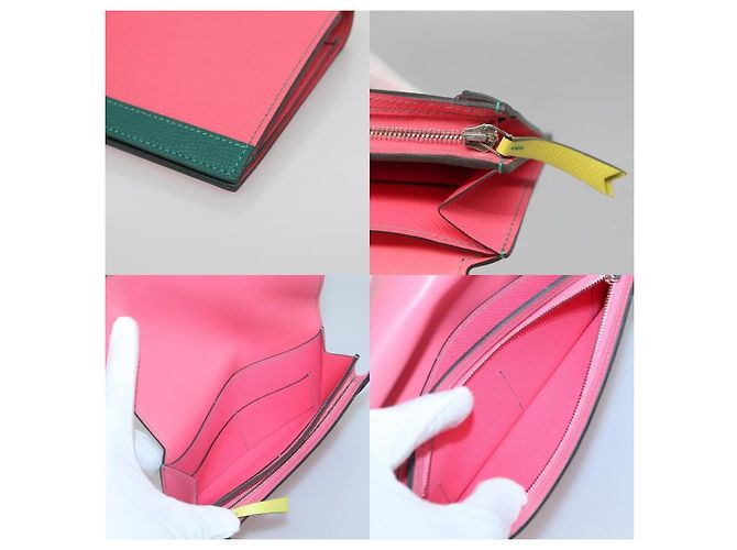 Hermès Hermes Camille Lang Wallet Pink - Ansicht 4