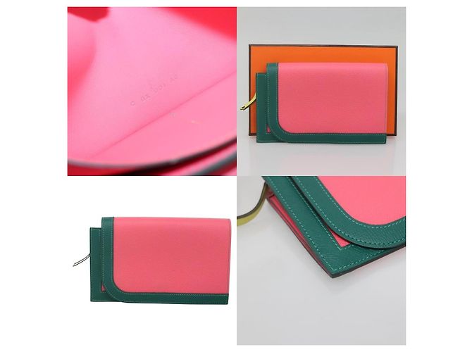 Hermès Hermes Camille Lang Wallet Pink - Ansicht 5