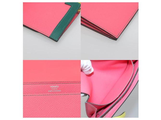 Hermès Hermes Camille Lang Wallet Pink - Ansicht 6