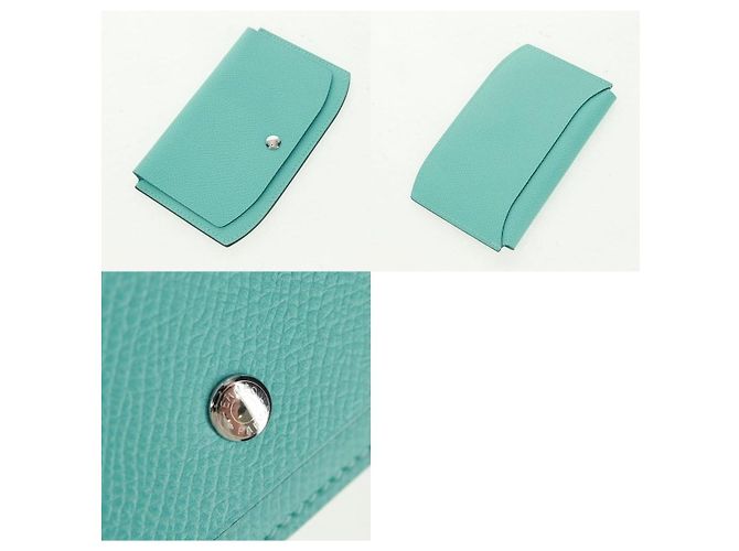 Cartera larga Sokwar Flamingo Party de Hermès Azul - vista 8