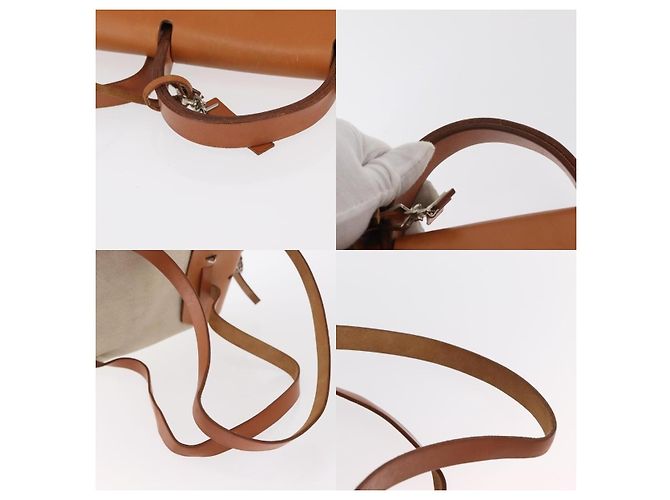Zaino Herbag di Hermès Beige - vista 4