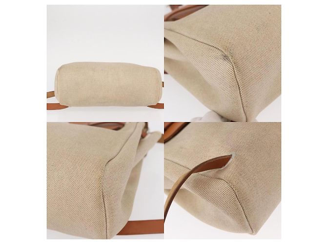 Zaino Herbag di Hermès Beige - vista 5