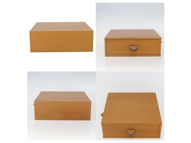Hermès Hermes Desk Box Medium Wood Beige PC Case - view 3