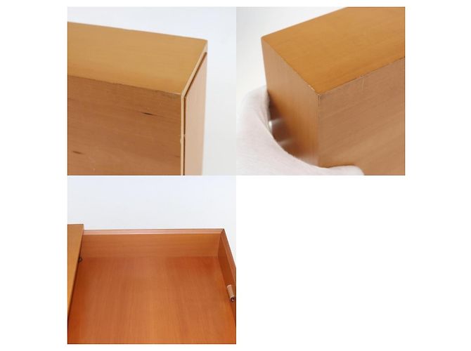 Hermès Caja de escritorio grande de madera beige Hermes - vista 6