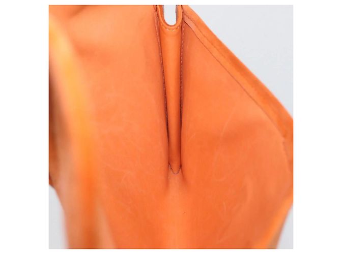 Borsa Clutch Hermès Jije Elan 29 Arancione - vista 7