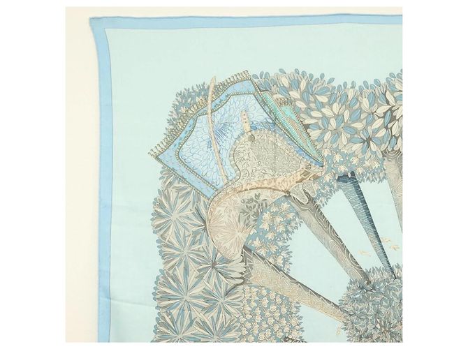 Hermès Carre 140 Schal Blau - Ansicht 2
