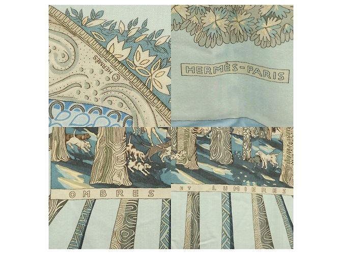 Hermès Carre 140 Schal Blau - Ansicht 5
