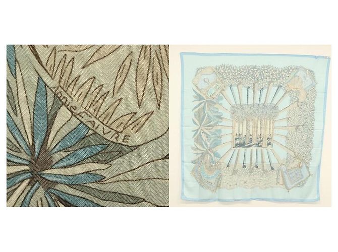 Hermès Carre 140 Schal Blau - Ansicht 6