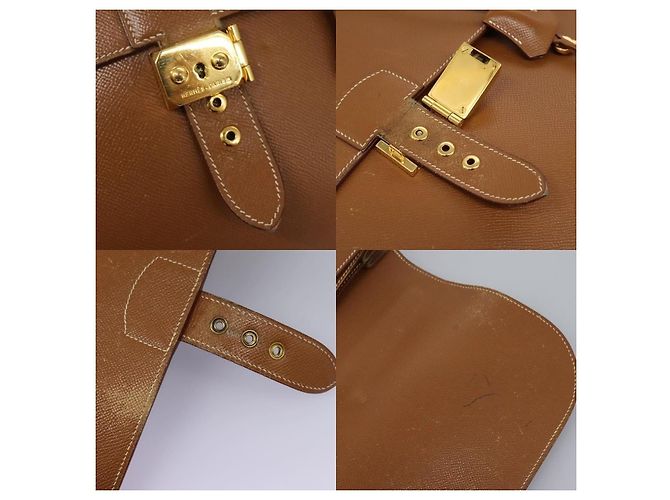 Borsa da Lavoro Adepeche 38 di Hermès Marrone - vista 7