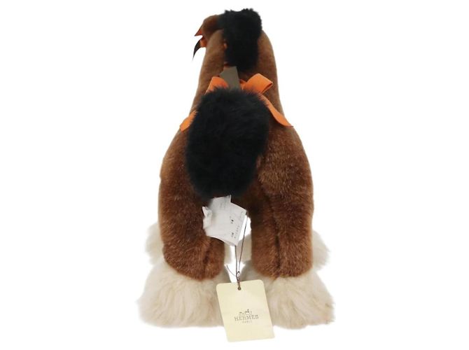 Elmy PM Plüschhund von Hermès Braun - Ansicht 2